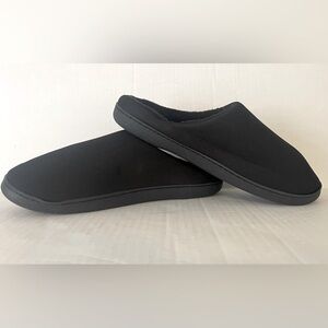 MAIITRIP Men's Black Cozy Memory Foam House Slippers, Size 12-13